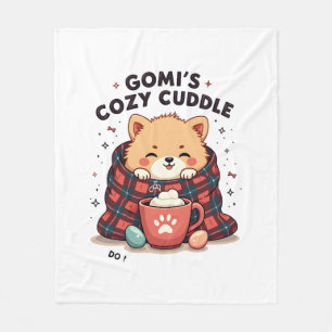 Gomis Cozy Cuddle Vintage Dog Blanket Design Do No