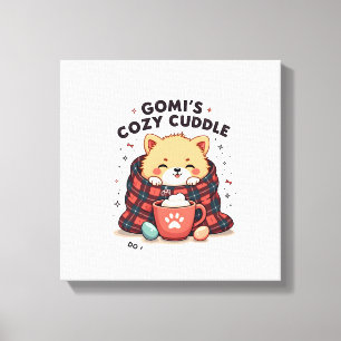 Gomis Cozy Cuddle Vintage Dog Blanket Design Do No Canvas Print