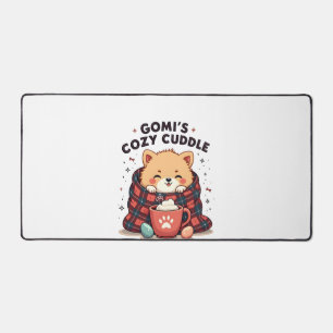 Gomis Cozy Cuddle Vintage Dog Blanket Design Do No Desk Mat