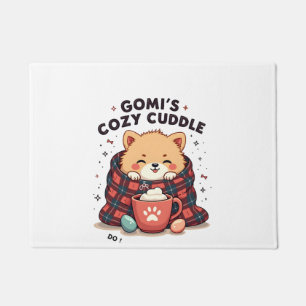 Gomis Cozy Cuddle Vintage Dog Blanket Design Do No Doormat