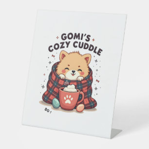 Gomis Cozy Cuddle Vintage Dog Blanket Design Do No Pedestal Sign