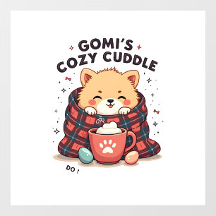 Gomis Cozy Cuddle Vintage Dog Blanket Design Do No Window Cling