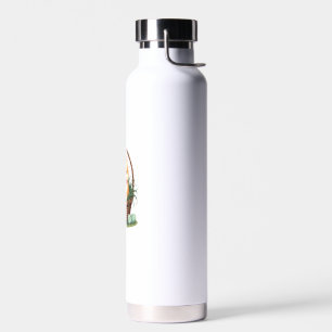 Gomi's Easter Mess Vintage Cute Easter Dog Vector  Water Bottle
