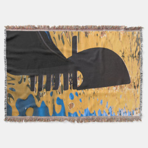 Gondola and water ripples, Italy Throw Blanket