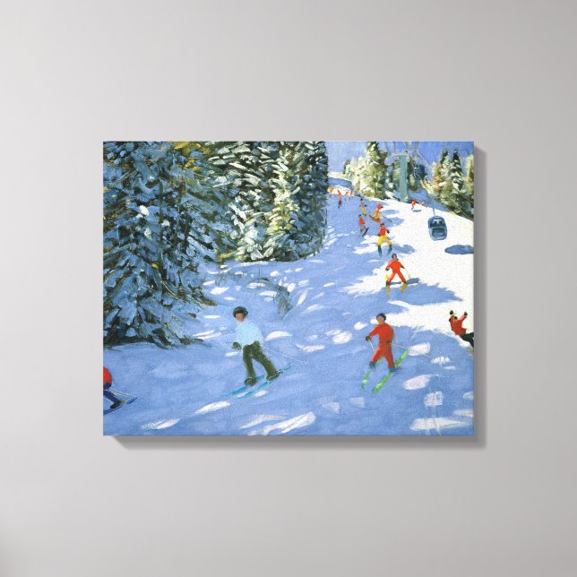Gondola Austrian Alps 2004 Canvas Print (Front)