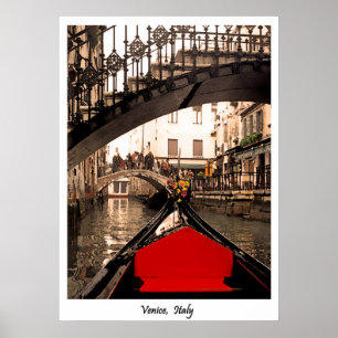 GONDOLA UNDER BRIDGE,   poster