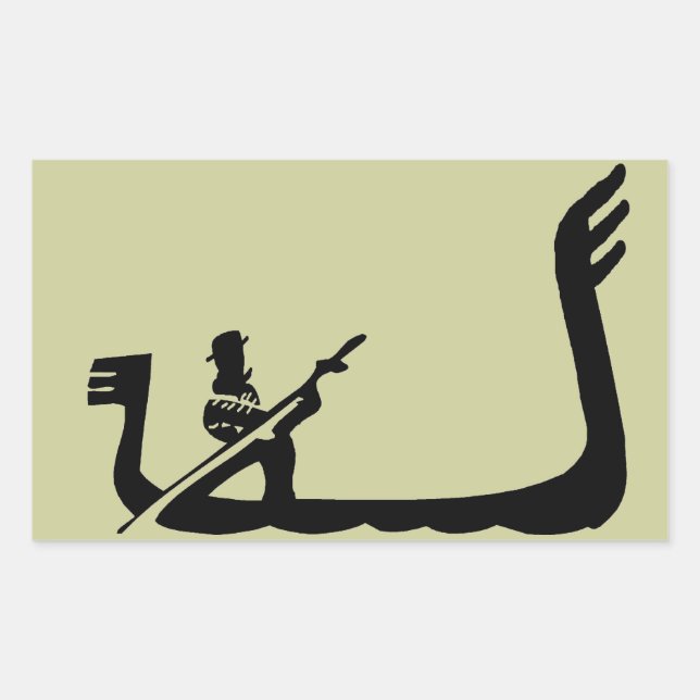 Gondola , Venice Sticker (Front)