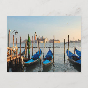 Gondolas à Venise carte postale
