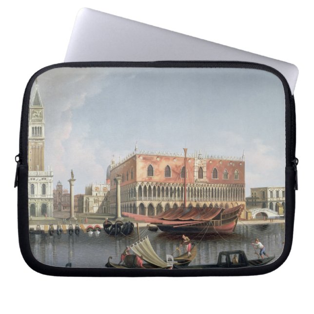 Gondolas before St. Marks Square, Venice Laptop Sleeve (Front)