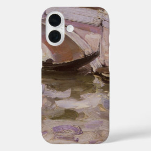 Gondolas by John Singer Sargent, Impressionism Art iPhone 16 Case