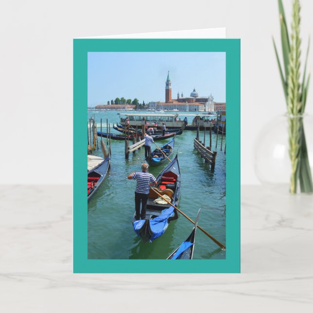 Gondolas Holiday Card (Front)