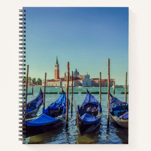 Gondolas in Venice, Italy Notebook