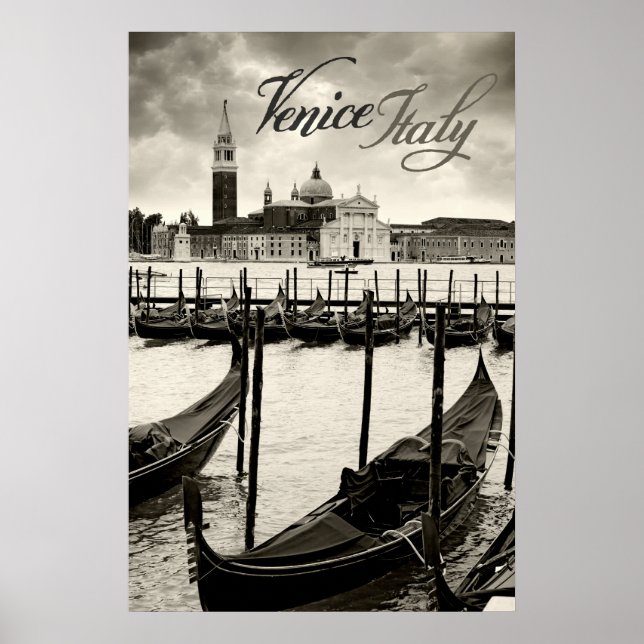 gondolas in venice poster (Front)