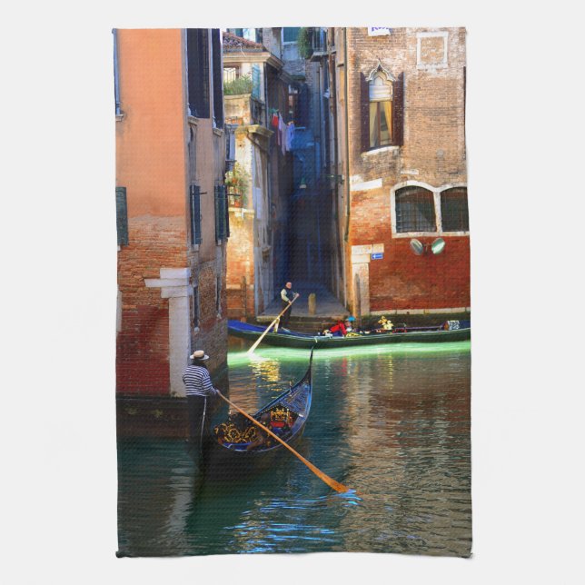 Gondolas Kitchen Towel (Vertical)