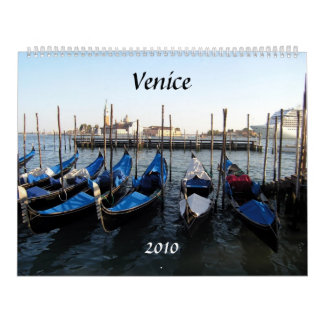 gondolas, Venice, 2010 - Customized Calendar