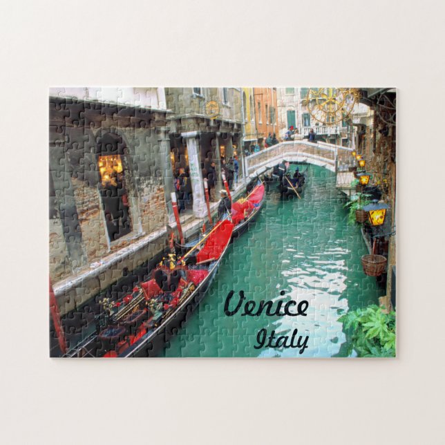 Gondolas- Venice, Italy Jigsaw Puzzle (Horizontal)
