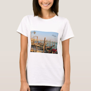 Gondolas, Venice, Italy, Photography, T-shirt