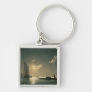 Gondolier at Sea by Night, 1843 Keychain