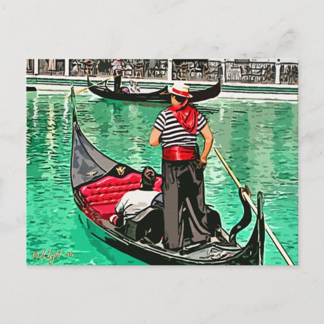 Gondolier Postcard (Front)