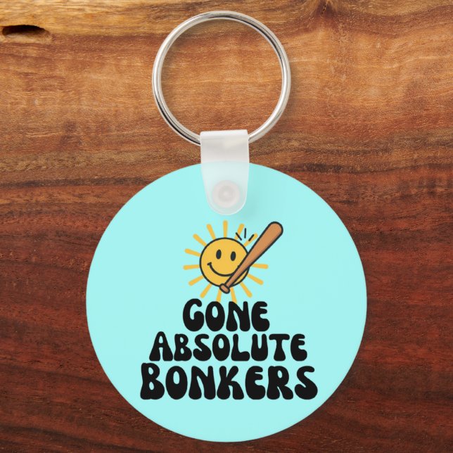 Gone Absolute Bonkers Meme Keychain (Front)