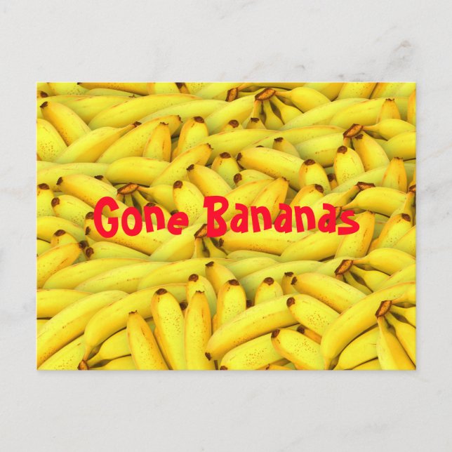 Gone Bananas Postcard (Front)