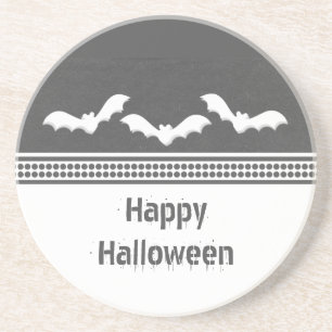 Gone Batty Halloween Coaster, Dark Grey Coaster