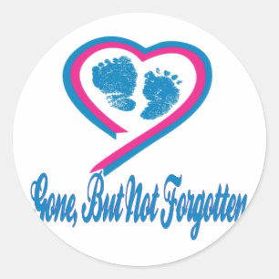 Gone But Not Forgotten Classic Round Sticker