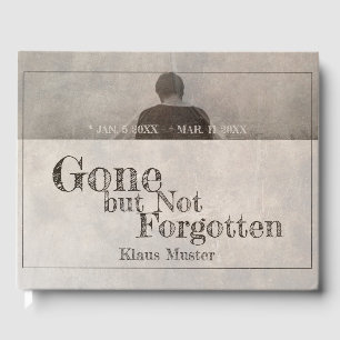 Gone but Not Forgotten - Vintage Guest Book
