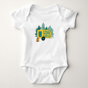 Gone Camping Summer Camp Clipart Happy Trails Camp Baby Bodysuit