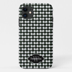 Gone Dotty Black White Dot  Monogram iPhone 5 Case
