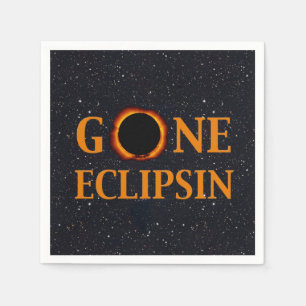 GONE ECLIPSIN Solar Eclipse Napkin