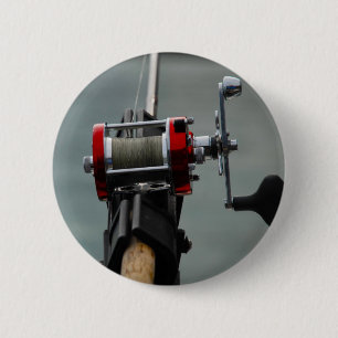 Gone Fishing 2 Inch Round Button