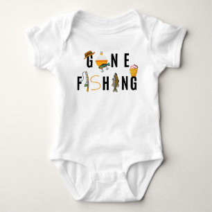 Gone Fishing Baby Bodysuit