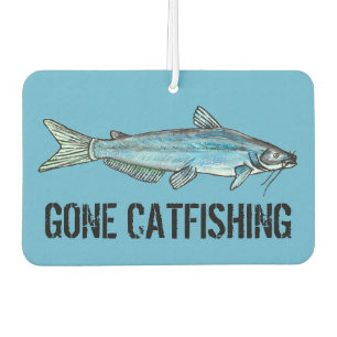 Gone Fishing Blue Catfish Air Freshener
