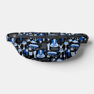 Gone Fishing Blue   Fanny Pack