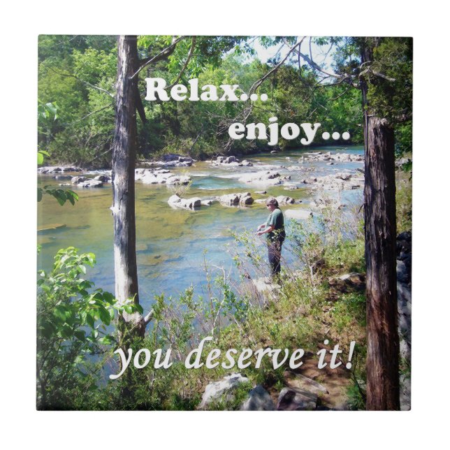 Gone Fishing Card Tile (Front)