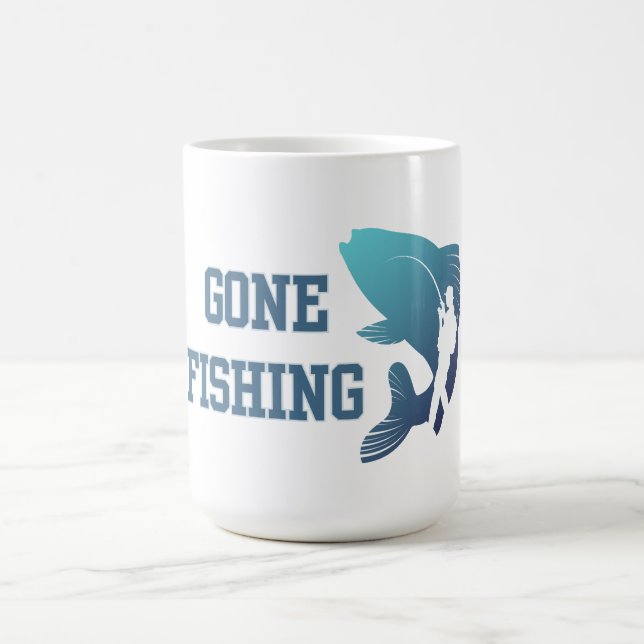 Gone Fishing Coffee Mug (Center)