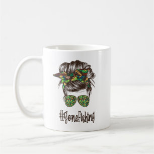 Gone Fishing DAY FISHING DAD AND FISHING GIRL LOVE Coffee Mug