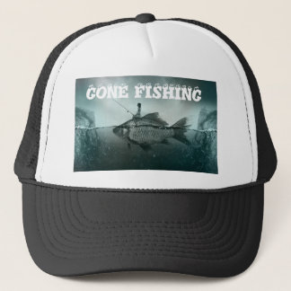 Gone Fishing Funny Fisherman Hat