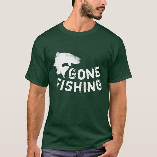 Gone Fishing Jumping Trout T-Shirt