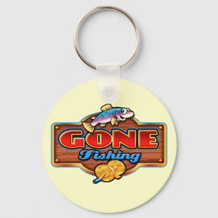 GONE FISHING KEYCHAIN