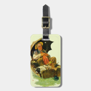 Gone Fishing Luggage Tag