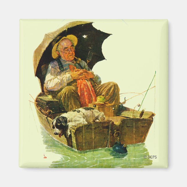 Gone Fishing Magnet (Front)