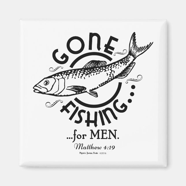 Gone Fishing/ Magnet (Front)