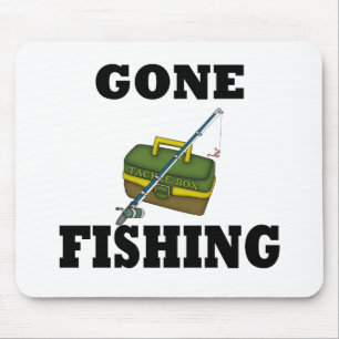 Gone Fishing Mouse Pad