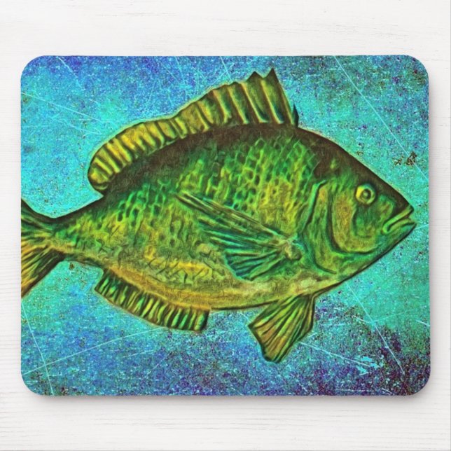 Gone Fishing Mouse Pad (Front)