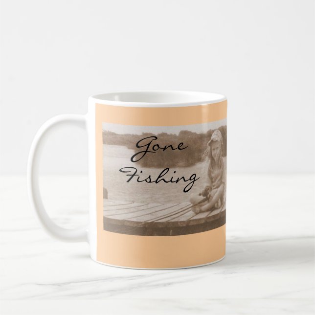 Gone Fishing Mug (Left)