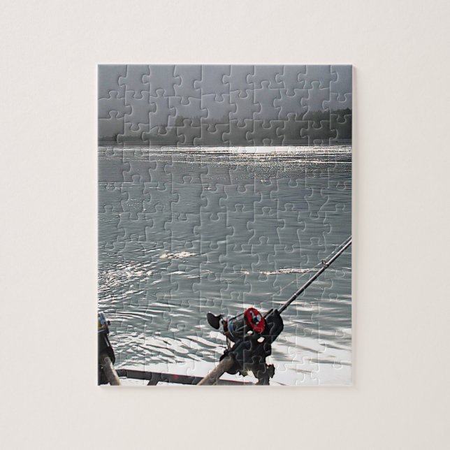 Gone Fishing No Work Today Jigsaw Puzzle (Vertical)