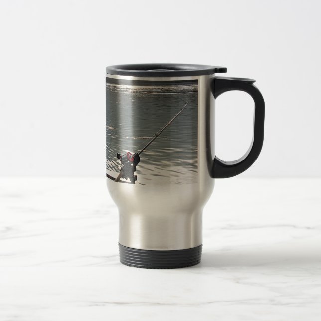 Gone Fishing No Work Today Travel Mug (Right)