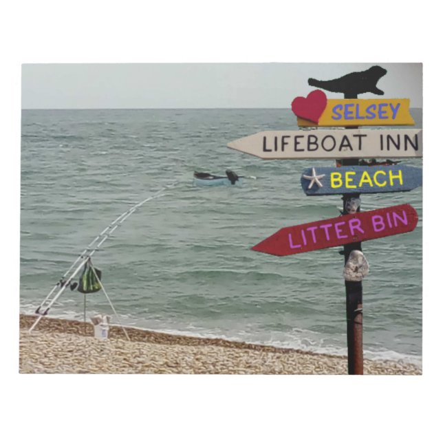 Gone Fishing Notepad (Front)